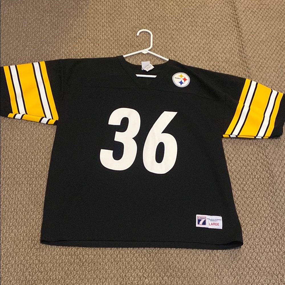 LOGO 7 Black and Yellow Jersey